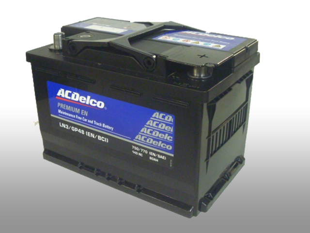 メンテナンスフリーバッテリーLN3/ACデルコ製