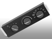アメ車の中でエアコン・ヒーター用コントロールスイッチ＆モジュールに