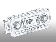 ACデルコ製ヒーター＆ACコントロールSWパネル