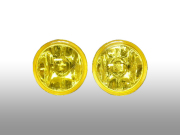 フォグランプ・クリスタルアンバー直径約10cmSET　CK・S10・アストロ・カプリス・チェロキー・ラングラー・ラムバン・ピックアップ・F150