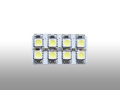 バルブ・LEDルームランプ用/8SMD　ホワイト