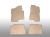 フロアマット4pc無地・ベージュ/優良社外　00-06yタホ・サバーバン・デナリ・エスカレード