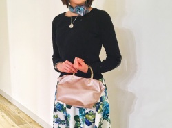 《再入荷》【超軽量チェーンバッグ】ランチバッグ　メタリック　桜ピンク色　GIRIER MORE