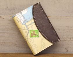 【ペーパー スモールウォレットシリーズ】 リサイクルペーパー＆牛革 カードケース 08