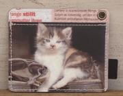 《猫三昧》 リサイクルペーパー セル窓付パスケース 16