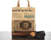 【 SNS掲載商品 】 ヴィンテージペーパー＆牛革 リアルトート プチ ストラップ付き S74 【 Today's Featured Item  】1960's American fashion magazine tote with strap