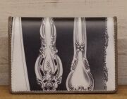 【 SNS掲載商品 】 ヴィンテージペーパー＆牛革　カードケース S72