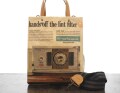 【 SNS掲載商品 】 ヴィンテージペーパー＆牛革 リアルトート プチ ストラップ付き S74 【 Today's Featured Item  】1960's American fashion magazine tote with strap