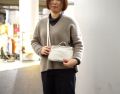 《新商品》【超軽量チェーンバッグ】ミニミニポシェット　クロコダイル柄　シルバーホワイト色　GIRIER MORE
