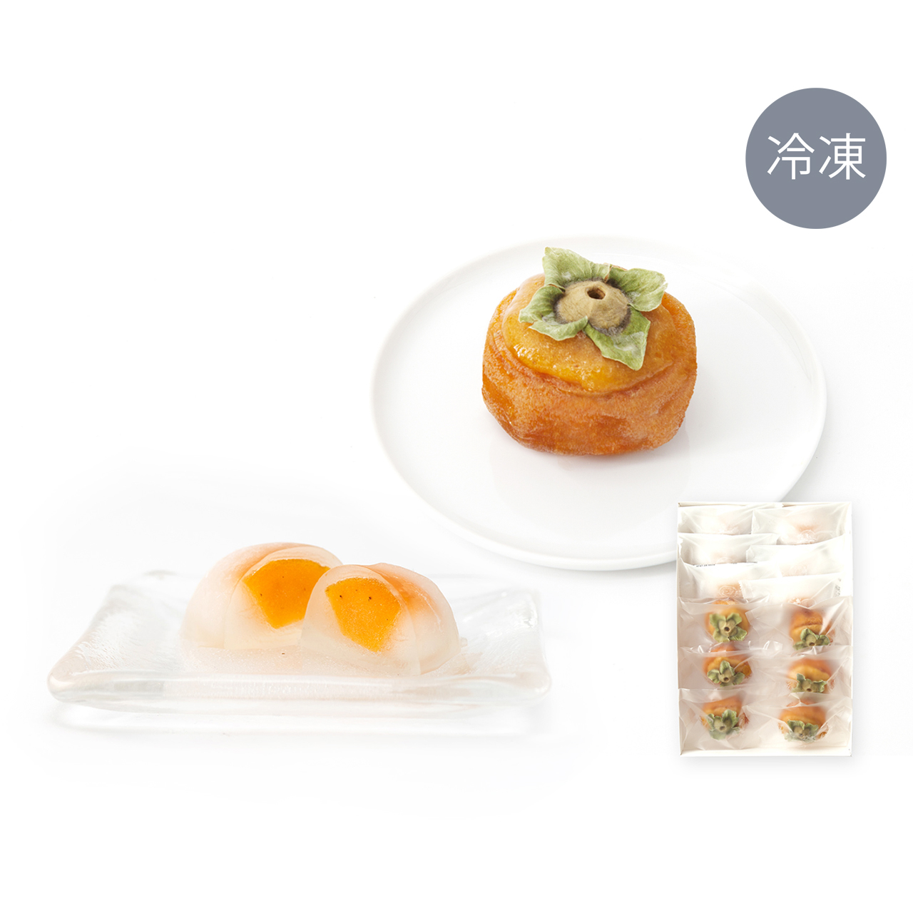 【完売いたしました】柿こーり×6　柿みるくアイス×6（冷凍便）