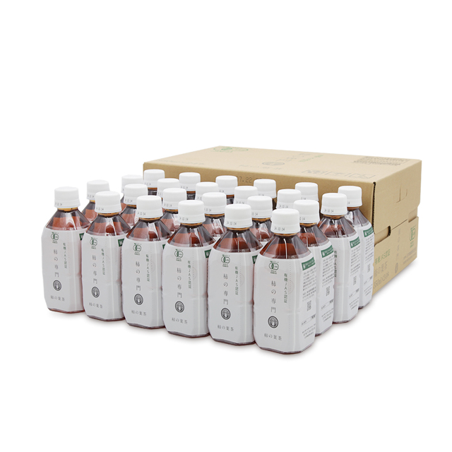 定期購入】 国産 柿の葉茶 350mlペットボトル 48本（24本入×2箱