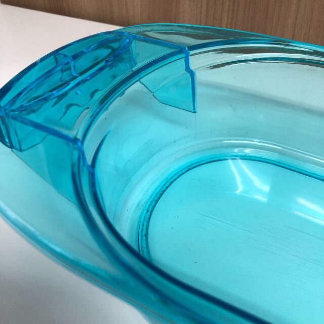 【中古品】◆パチンコ用　ドル箱◆　スケルトンJr.　マリンブルー