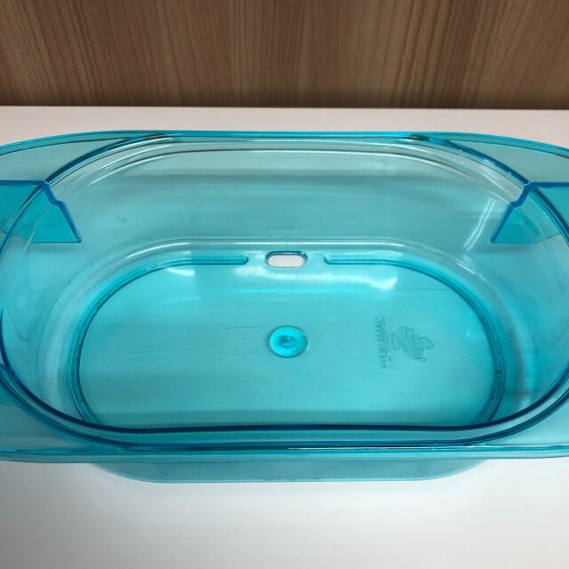 【中古品】◆パチンコ用　ドル箱◆　スケルトンJr.　マリンブルー