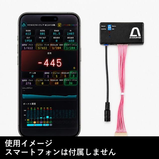 A-COUNTER X 通信アンテナ接続セット【お手持ちのスマホで見る