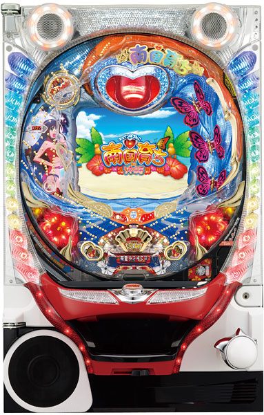 平和 CR南国育ちin沖縄M7AX 中古パチンコ実機 [枠名：ルピナスX