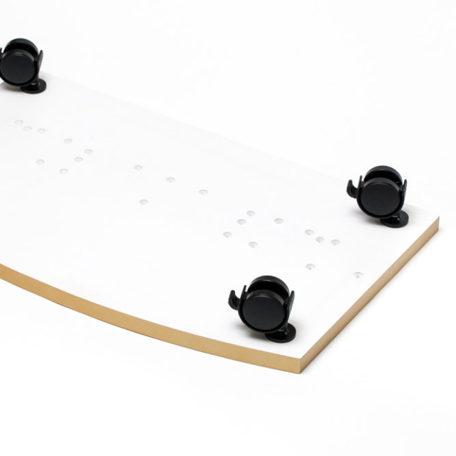 パチンコ固定台　ラウンド　キャスター付