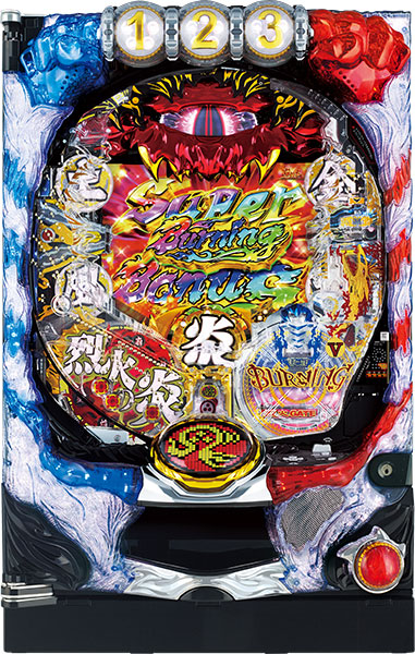 平和 CR烈火の炎2 99.9ver. 中古パチンコ実機 [枠名：RISING X] [4ch