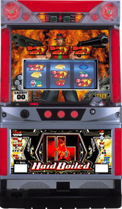 サミー　ハードボイルド　プレミアパネル(中古スロット台、スロット実機）