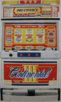 ユニバーサル　コンチネンタル3　赤(中古スロット台、スロット実機）