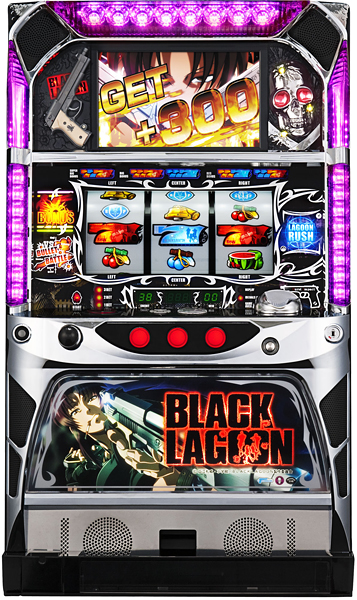 初代ブラックラグーン スロット実機 メダル不要機搭載 お取り寄せ商品】スパイキー BLACK LAGOON 【ブラックラグーン