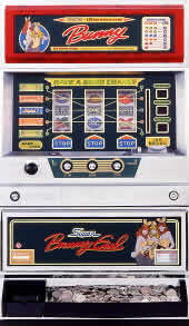 オリンピア スーパーバニーガール（黒） 中古パチスロ実機　[4ch対応]