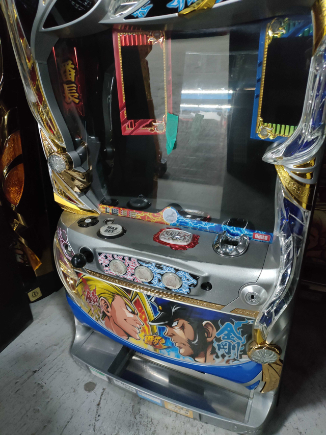 番長3対決パネル　メッキ剥げ