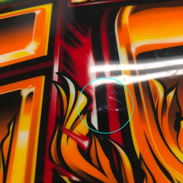 【中古実機パネル】【フィルムのみ】【キズあり】ユニバーサルブロス ミリオンゴッド-神々の凱旋-