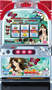 オリンピア　南国育ち　夏パネル(中古スロット台、スロット実機）