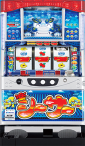 ＳＡＮＫＹＯ　楽シーサー　ブルー(中古スロット台、スロット実機）
