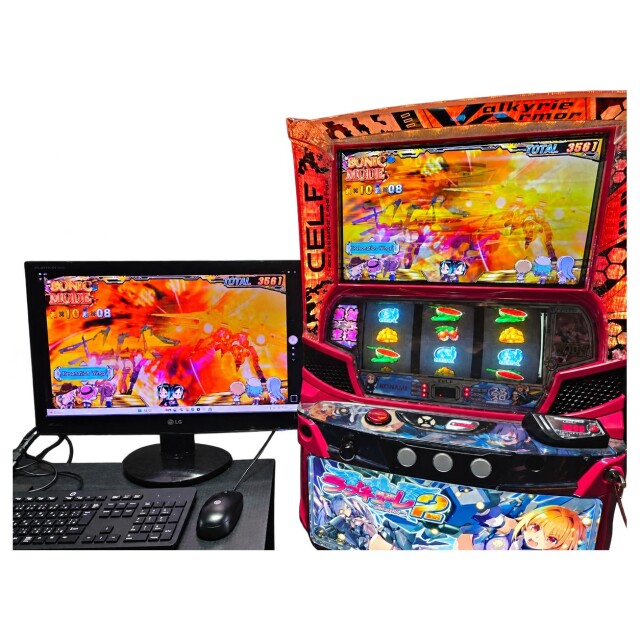 液晶HDMI化システム ルビドス【実機の画面をそのままPCへ】パチスロ実機用 HDMI出力キット 配信・録画に