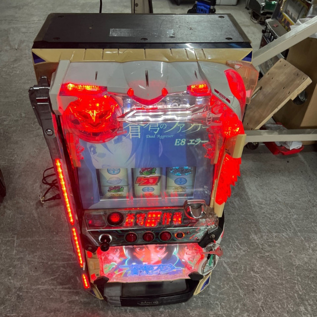 【変色あり】【コイン不要機ブロンズ付き！】SANKYO パチスロ　蒼穹のファフナー　No.62488