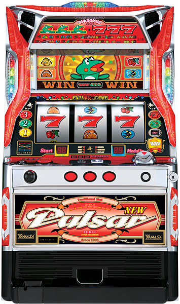 パチスロ実機　山佐　初代　ニューパルサー 山佐 ニューパルサー グリーンパネル 中古パチスロ実機 No.ks A-SLOT