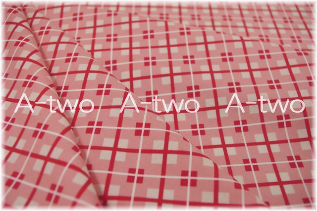 moda　Holly Jolly　Checks Plaids　Pink　31184-15　（約110cm幅×50cm）