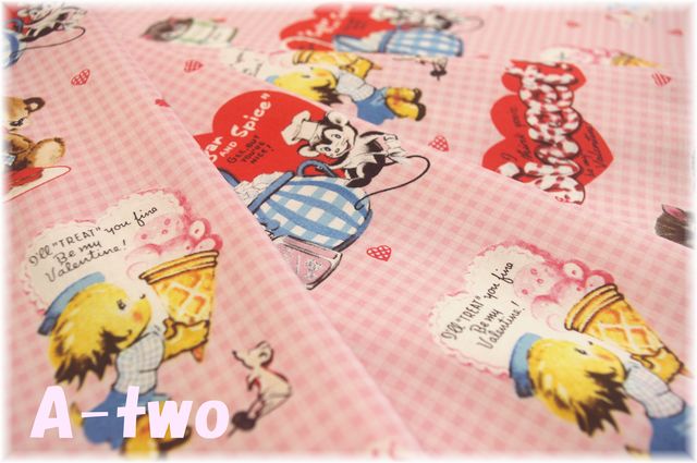 Riley Blake　Sugar & Spice　ピンク　C11410-P　（約110cm幅×50cm）