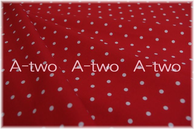 MICAEL MILLER　POLKA DOTS　RED　DC11026-REDX　（約110cm幅×50cm）