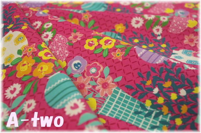 MICAEL MILLER　FLOWER CENTERPIECE　ピンク　DCX9949-FUSC　（約110cm幅×50cm）