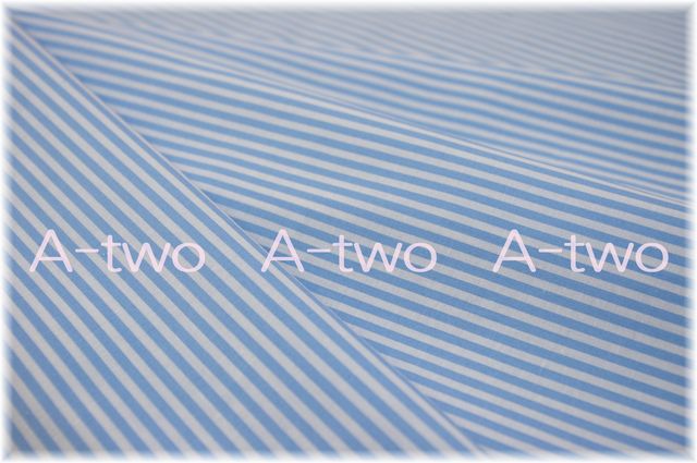 Happy Sweet Collection　ストライプ　ブルー　HS1281-4　（約110cm幅×50cm）