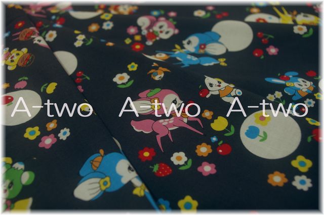 Marron Nagao　バンビ　ブラック　MRN-001C-F　（約110cm幅×50cm）