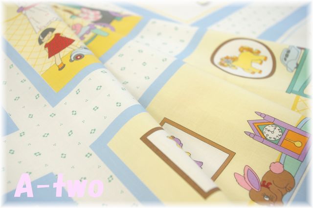 Robert Kaufman　DOLLY JEAN　パネル　16862　1R（約110cm幅×60cm）