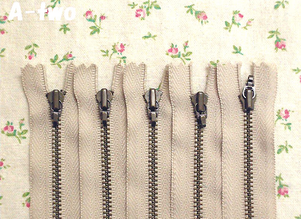 クランパーファスナー10cm 5本セット アンティーク