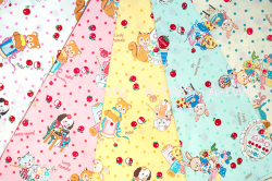 Happy Sewing Animals クォーターカット5枚セット AT829883 （1枚の