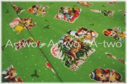Riley Blake　Christmas Joys　Main　Green　C12250-G　（約110cm幅×50cm）