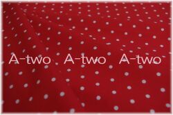 MICAEL MILLER　POLKA DOTS　RED　DC11026-REDX　（約110cm幅×50cm）