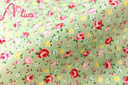 Happy Message 30's　バラ　グリーン　HM10552-E（約110cm×50cm）