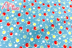 Happy Message 30's　みずたま　ブルー　HM10553-C（約110cm×50cm）