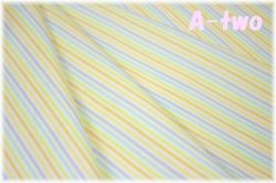 Happy Sweet Collection　ストライプ　パステル　HS1281-11　（約110cm幅×50cm）