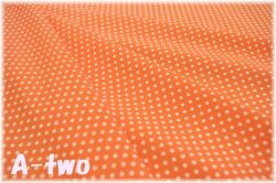 Happy Sweet Collection　ミニドット　オレンジ　HS1283-12　（約110cm幅×50cm）