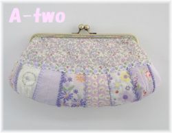 「Happy & Lovely Quilt」　No.11　横長がまぐち