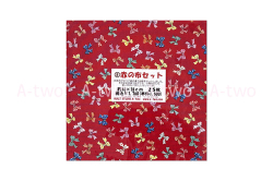 赤の布セット 25枚セット （約18×18cm）