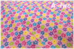 P&B Textiles　BLOOM　ピンク　26689　（約110cm幅×50cm）